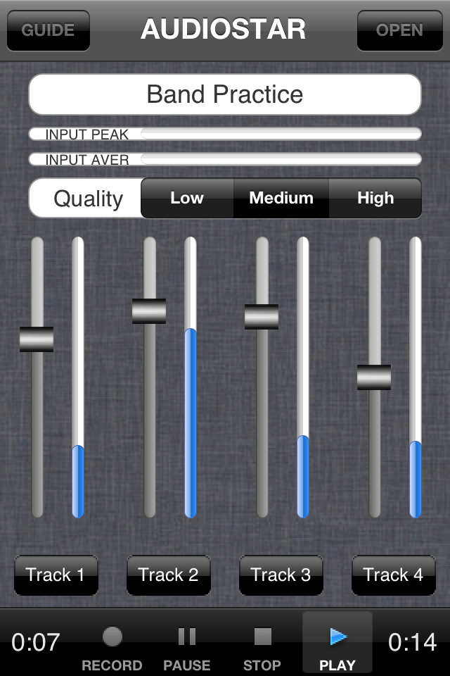 Audiostar Multitrack Recording Mixer Lite